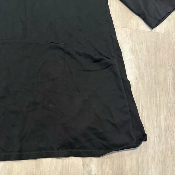 J. Jill Pure Jill Black Curved Seam Tunic Tunic Top Sz S - Picture 4 of 9